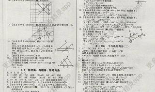 数学作业本九上答案